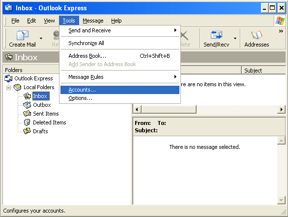 Ошибка при открытии сообщения outlook express